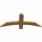 Ekena Millwork Bellingham Timber Gable Bracket, Western Red Cedar, 36"W x 15"H x 1 1/2"D x 3 1/2"F, 10/12 Pitch GBW036X15X0204BEL00SWR - alternate 2